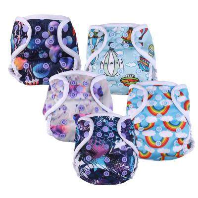 China Printed Print PUL Design Newborn Snap Or Hook&loop Eco-friendly Cloth Diaper Cover for sale