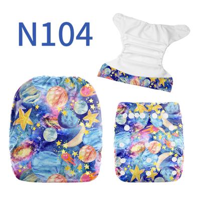 China Ananbaby Sporty Tank Top Wicking OEM Design Baby Cloth Printed Custom Cloth Diapers With Belly Panel for sale