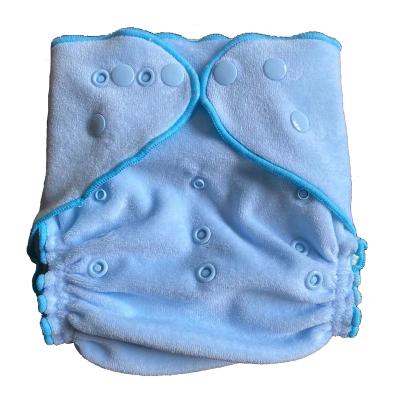 China Ananbaby OEM Custom Hemp Cloth Printed Bamboo Fitted Diapers for sale