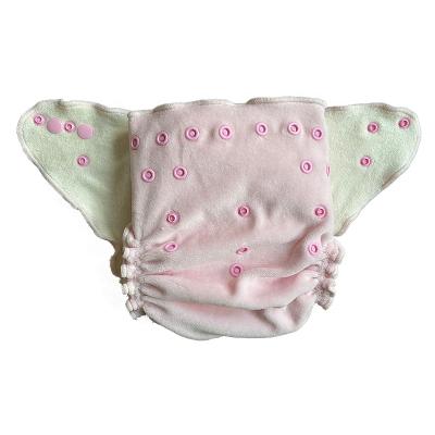 China Ananbaby OEM Printed Custom Eco-Friendly Washable Bamboo Baby Diapers Fitted Diapers for sale