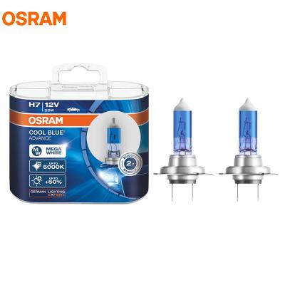 China OSRAM H7 12V 55W 5000K 62210CBA PX26d COOL BLUE H1 CBA Xenon Halogen Bulb Car ADVANCED Car Headlight for sale