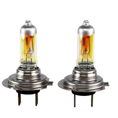 China OEM Quality XENCN H7 12v Brighter Eyes Head Light 180% PX26d 55W Halogen Bulb Golden Yellow for sale