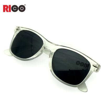 China Custom transparent sunglasses china factory sunglasses with cat 3 uv400 sunglasses for sale