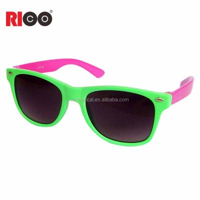 China Cheapest fashion sunglasses factory fashion plastic no promotional brand logo unsex children sunglasses 2018 for sale