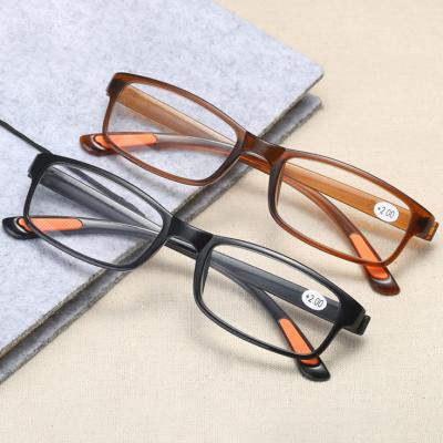 China Factory Wholesale Good Quality Slim Stock TR90 Cheap Reading Glasses for sale