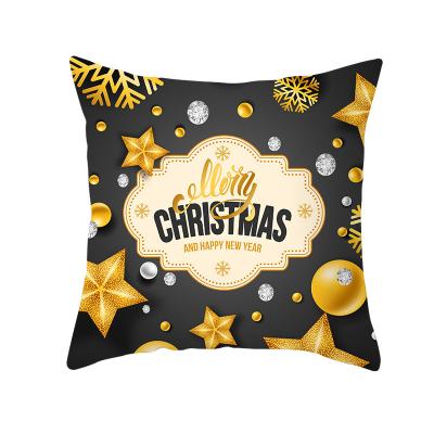 China Folded Amazon Cute Cushion Cover Christmas Gift Throw Pillow Covers,Custom Printed Decorative Pillowcase Christmas Decorative Cushions for sale