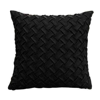 China Folded Handmade Suede Woven Cushion Cover Household Products Amazon Cross-Border Sourcing Pillow Cover for sale