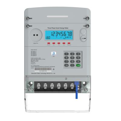 중국 ROBUSYS EM-347B STS Keypad Prepaid Three Phase Four Wire Energy Meter With GPRS 판매용