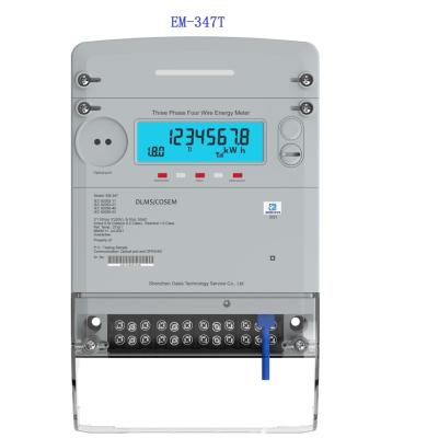 中国 ROBUSYS EM-347T CT/PT Operation Three Phase Four Wire Energy Meter With GPRS 販売のため