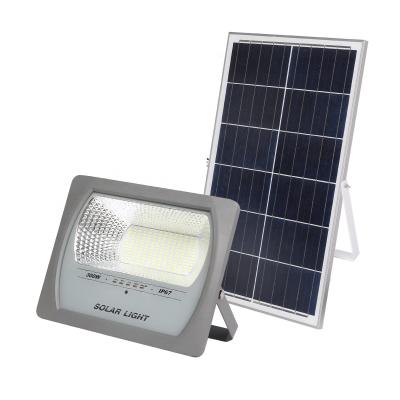 China Factory Wholesale 300W Solar Garden Light Waterproof IP66 Solar Flood Light With Stable Solar Panels for sale