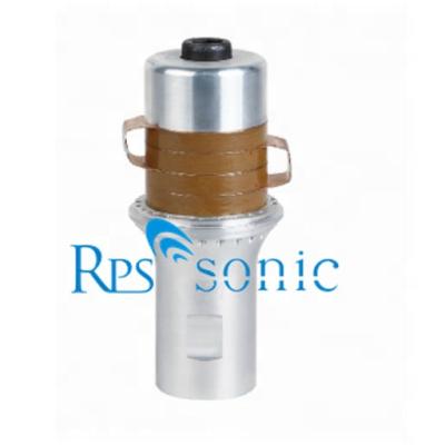 China Machinery Repair Shops Promotion15Khz 2600W Hot Ultrasonic Welding Transducer With Booster Horn For Nonwoven Welding for sale