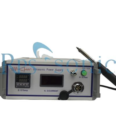 China Hardware Factory 55Khz Ultrasonic Soldering Iron Soldering Copper Wire On Glass for sale