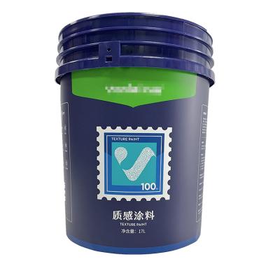 China Cheap Wholesale Custom Pattern Waterproof IML Labels OEM Decoration Printing Bucket Matte IML Sticker for sale