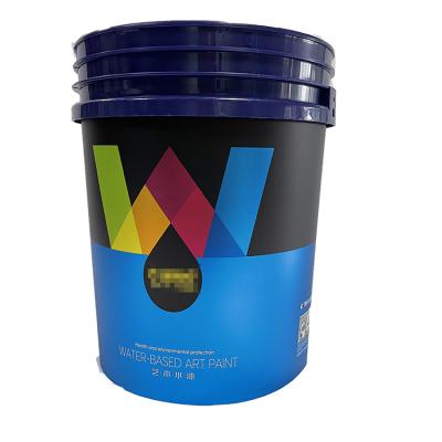 China Fast Delivery Waterproof Eco-Friendly IML Label Printing OEM Decoration Printing Bucket Matte IML Sticker for sale