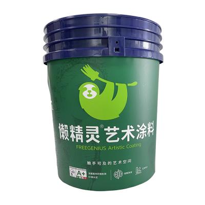 China Waterproof Printing Bucket IML Decoration OEM Film Label Injection Molding Matte Factory Supply Sticker for sale