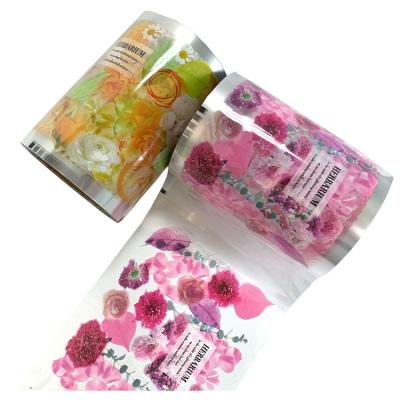 China YiXin Flower Pattern Waterproof Upscale Custom Heat Transfer Film Packaging Labels Transfer Printing For Plastic Bucket for sale