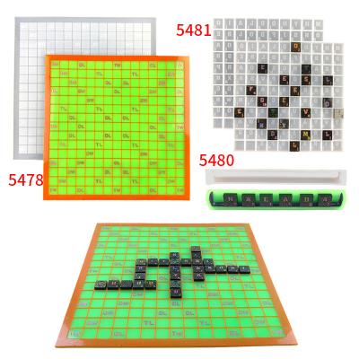 China Stocked 5478+5480+5481 Scratch Deluxe Edition With Turning Game Board DIY Wooden Resin Silicone Mold for sale