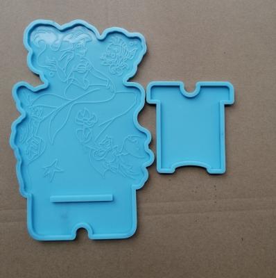 China Viable mermmaid phone holder silicone mold for sale