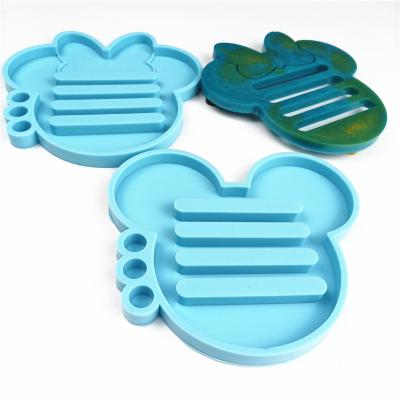 China Viable 4084 4085 Mickey Mouse Cushion Bracket Silicone Mold for sale