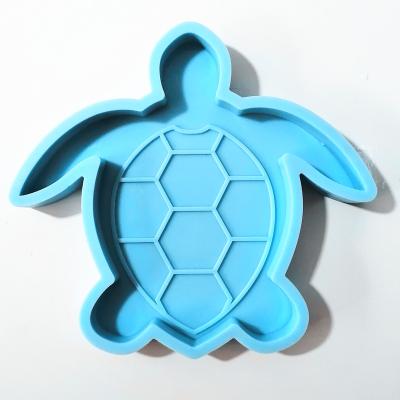 China 4131 Viable Turtle Silicone Coaster Mold Epoxy Resins Molds for sale