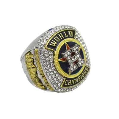 China TRENDY High Quality Gold Silver Polished Fashion Rings 2007 MLB Fans Elegent Houston Astros Baseball Championship Rings for sale