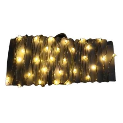 China Christmas Decoration Copper Wire Led Christmas Light Garland For Decoration for sale