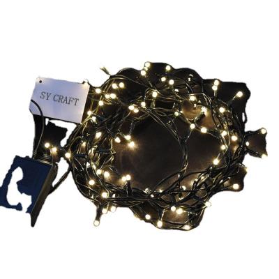 China Christmas Decoration SY OPEN 100bulbs LED Electric String Lights For Christmas Trees for sale