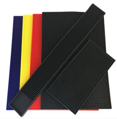 China 100% Sustainable Custom Branded PVC Beer Bar Mat , PVC Anti-Slip Rubber Bar Rail for sale