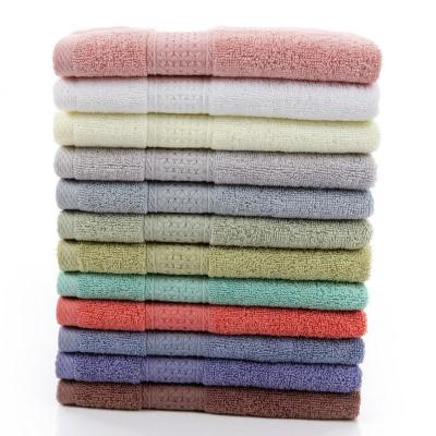 China Hotel 16S/21 QUICK DRY Cotton Hand Towels Promotional Custom Soft Comfortable Luxury 100% Home Bathroom Covers Set Beach Bath Towel for sale