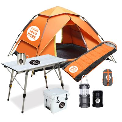 China Agriculture Promotional Gift Sets Levin Specials 2021 New Custom Outdoor Camping Outdoor Tents Sets for sale