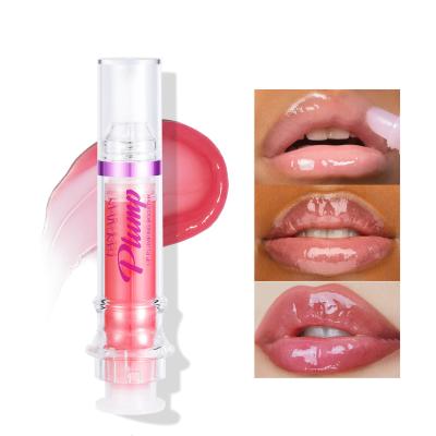 China Waterproof Wholesale High Quality Vegan Glossy Lip Gloss Without Logo Clear Tube Lip Oil High Shine Lipgloss For Plumper Looking Lips for sale