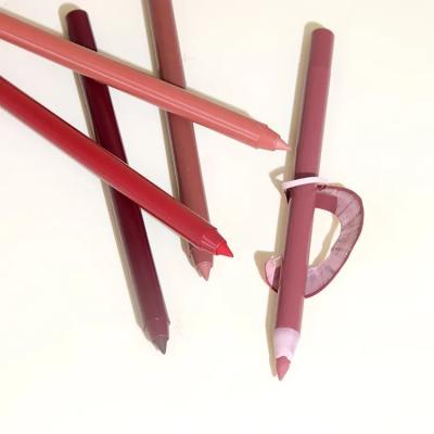 China Waterproof Custom Logo OEM Lip Liner And Eyeliner Stick Easy To Draw  Creamy Lip Liner Pencil Vendor Waterproof  Lip Liner For Girl for sale