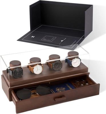 China Eco-Friendly Modern Personalized Luxury Wooden Jewelry Watch Box for sale