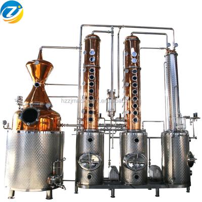 China Distillery vodka distillation equipment gin making machine copper distillery for sale for sale