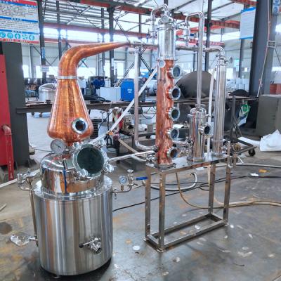 China Fermenter Copper Distillation Still Alcohol Continuous Still Column Distillation for sale