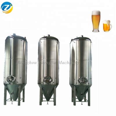 China Conical Fermentation Glycol Jacket Fermenter Fermenter Beer 10000 Litros Fermentador for sale