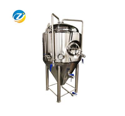 China Fermentation stainless steel fermenter 1000 liters tanque de cono lower brewhouse for sale