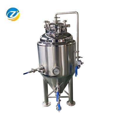 China ZJ Conical Fermentation Machinery Fermenter Wine Tank Beverage And Wine Processing Machinery for sale