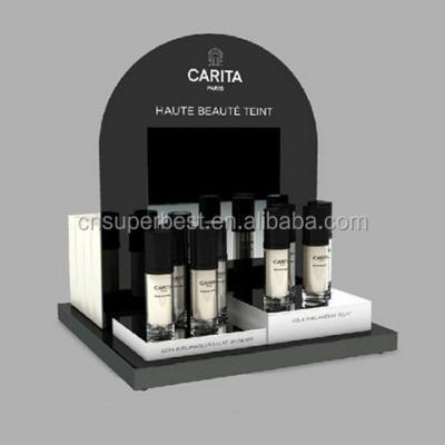 China Fashion morden custom acrylic cosmetic display counter high quality display counter for sale