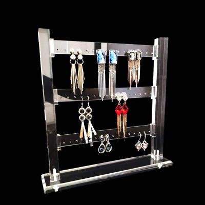 China OEM/ODM hand made acrylic jewelry display/neacklace display/earring display stand for sale