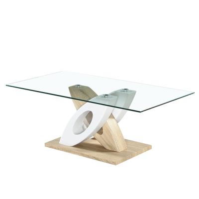 China Modern factory custom sales desks feature plexiglass coffee tables with metal for sale