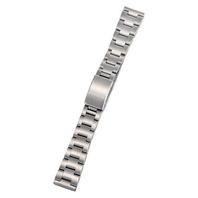 China RTS 316L Stainless Steel 18mm 20mm Oyster Watch Band Eco-Friendly Bracelet Strap Flat End Fit For RLX SKXWatch for sale