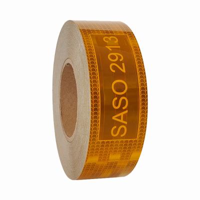 China Metalen Radium SASO 2913 Reflectieve tape Sticker Te koop