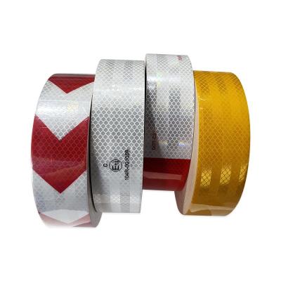 China Waterproof Hi Vis Reflective Warning Tape Self Adhesive Conspicuity Marking For Truck for sale