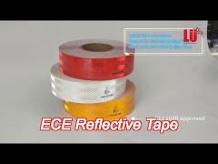 self-adhesive high intensity certified ece 104r 2in *150ft red / yellow / white reflective tape