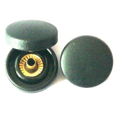 China Dry Cleaning 15mm Plastic Spring Button Snap Snap For Clothes for sale