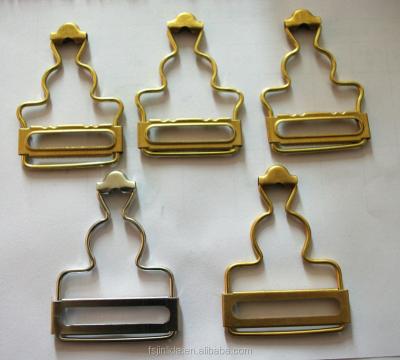 China high quality brass buckle /rack gold suspender buckle/bag buckle 44*50.5 for sale