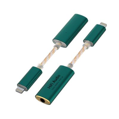 China Zinc Alloy Single Crystal Copper High Fidelity OD3.5 Surround + - Mini Noise Dac Outputs 3.5mm Amplifier Voice Headphone Audio Portable Amplifier With Ning Light To 3.5mm Interface for sale