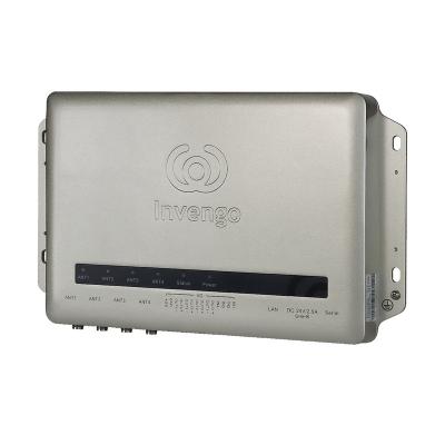 China Long Distance Transit 860~960mhz 4 TNC port 33dBi PoE rfid UHF fixed reader for sale