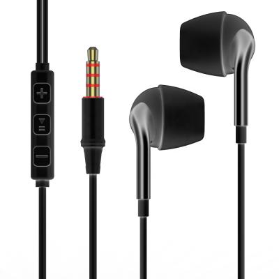 China In-ear Earphone VK-705 With 3.5mm Sports Volume Control Microphone Headphones Mini In Ear Earbuds Stereo for sale